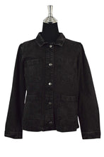 Load image into Gallery viewer, Black Denim Jacket