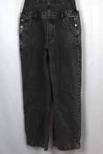 Load image into Gallery viewer, Black long Denim Overalls
