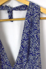 Load image into Gallery viewer, Reworked Floral Print Tie-Up Top