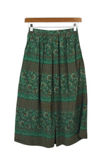 Load image into Gallery viewer, Checkered Floral Print Skirt