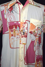 Load image into Gallery viewer, 70s Cycling Print Shirt