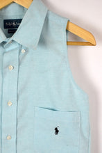 Load image into Gallery viewer, Reworked Cropped Ralph Lauren Top
