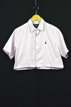 Load image into Gallery viewer, Reworked Ralph Lauren Brand Crop Top