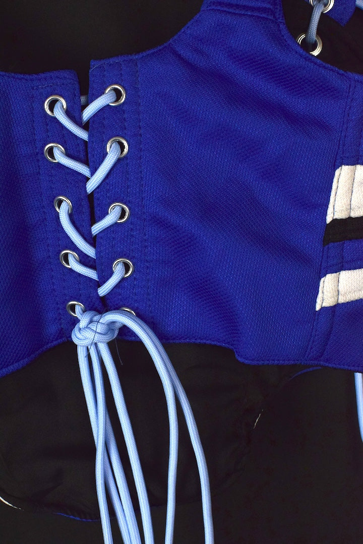 Reworked Adidas Brand Corset Top