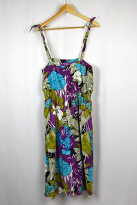 Reworked Colourful Floral Dress