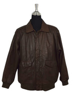 Load image into Gallery viewer, Brown Leather Jacket