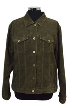 Load image into Gallery viewer, Ladies Green Corduroy Jacket