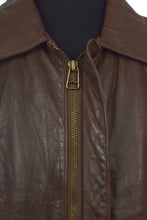 Load image into Gallery viewer, Brown Leather Jacket