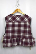 Load image into Gallery viewer, Reworked Checkered Baby Doll Top