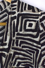 Load image into Gallery viewer, Reworked Abstract Print Tie-Up Top