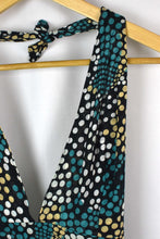 Load image into Gallery viewer, Reworked Dots Pattern Tie Up Top