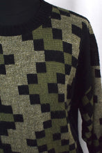 Load image into Gallery viewer, 80s/90s Checkered Knitted Jumper
