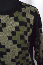 Load image into Gallery viewer, 80s/90s Checkered Knitted Jumper