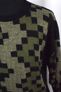 80s/90s Checkered Knitted Jumper