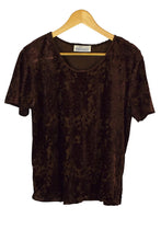 Load image into Gallery viewer, Floral Print Velvet Top
