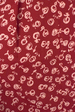 Load image into Gallery viewer, Red Abstract Print Skirt