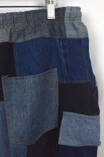 Load image into Gallery viewer, Reworked Patchwork Denim Shorts