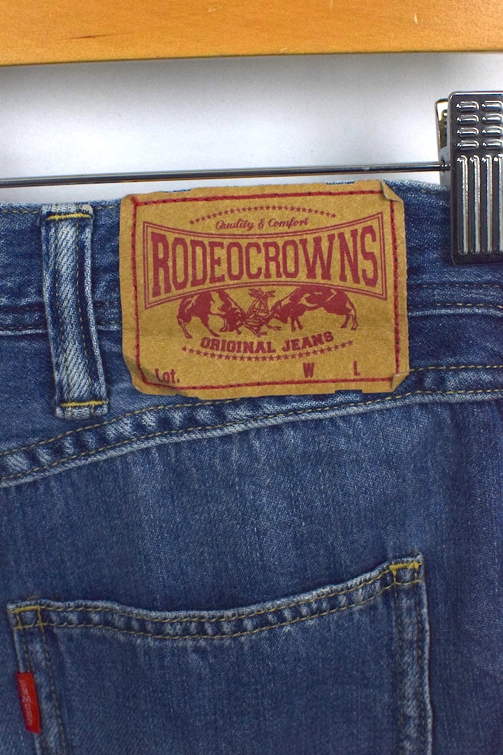 Rodeo Crowns Brand Denim Skirt
