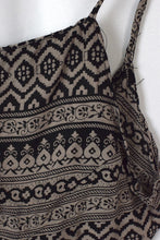 Load image into Gallery viewer, Reworked Abstract Print Tie Up Top