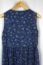 Load image into Gallery viewer, 90 Blue Floral Dress
