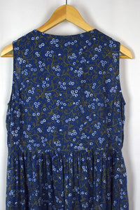 90 Blue Floral Dress