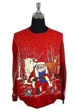 Load image into Gallery viewer, Santa's Animals Sweatshirt