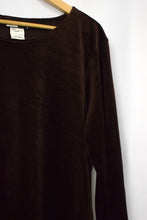 Load image into Gallery viewer, Brown Velvet Dress
