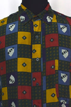 Load image into Gallery viewer, Abstract Print Silk Shirt