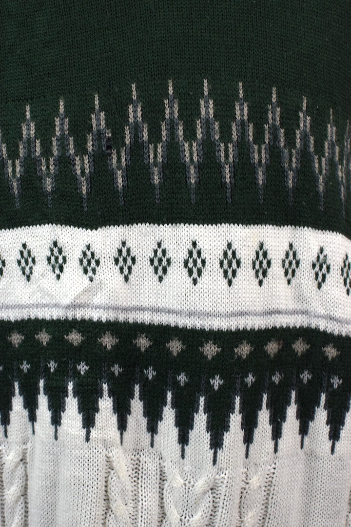 Green Knitted Jumper