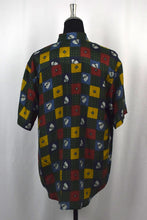 Load image into Gallery viewer, Abstract Print Silk Shirt