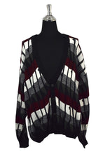 Load image into Gallery viewer, 80s/90s Abstract Print Cardigan