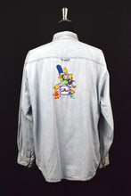 Load image into Gallery viewer, 1998 The Simpsons Denim Shirt