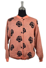 Load image into Gallery viewer, Rose Pattern Knitted Cardigan