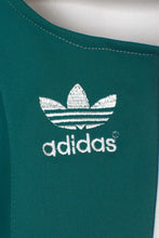 Load image into Gallery viewer, Green Reworked Adidas Brand Crop Top
