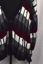 Load image into Gallery viewer, 80s/90s Abstract Print Cardigan