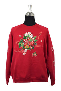 Holly and Candy Cane Sweatshirt