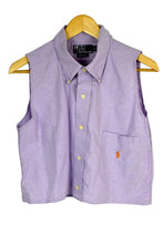 Load image into Gallery viewer, Reworked Cropped Ralph Lauren Brand Top