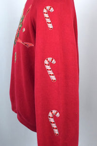 Holly and Candy Cane Sweatshirt