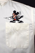 Load image into Gallery viewer, 90s Mickey Mouse Orchestra Print Denim Shirt