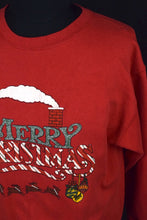 Load image into Gallery viewer, 80s/90s Merry Christmas Sweatshirt