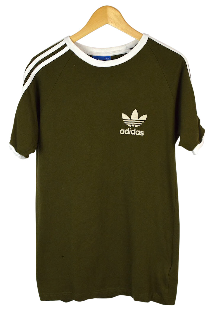 Khaki Adidas Brand T-shirt