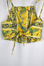 Load image into Gallery viewer, Reworked Paisley Print Tie-Up Top