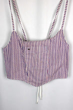 Load image into Gallery viewer, Reworked Tommy Hilfiger Brand Corset Style Top