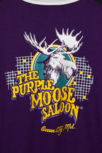 Load image into Gallery viewer, 90s Purple Moose Saloon T-shirt