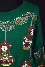 Load image into Gallery viewer, 80s/90s Teddy Bear Christmas Sweatshirt