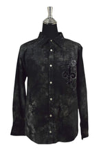 Load image into Gallery viewer, Y2K Black and Grey Detailed Shirt