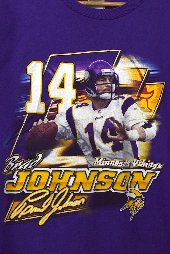00s Brad Johnson Minnesota Vikings NFL T-shirt