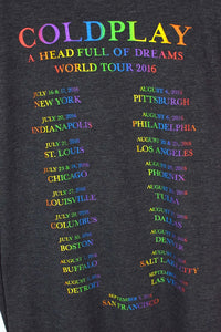 2016 Coldplay World Tour T-shirt