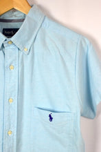 Load image into Gallery viewer, Reworked Ralph Lauren Brand Crop Top