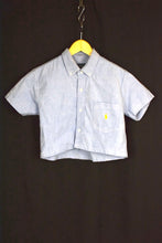 Load image into Gallery viewer, Reworked Ralph Lauren Brand Crop Top